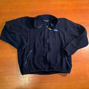 Vintage Penfield Men's Navy Zip Up Fleece Jacket Size M/L